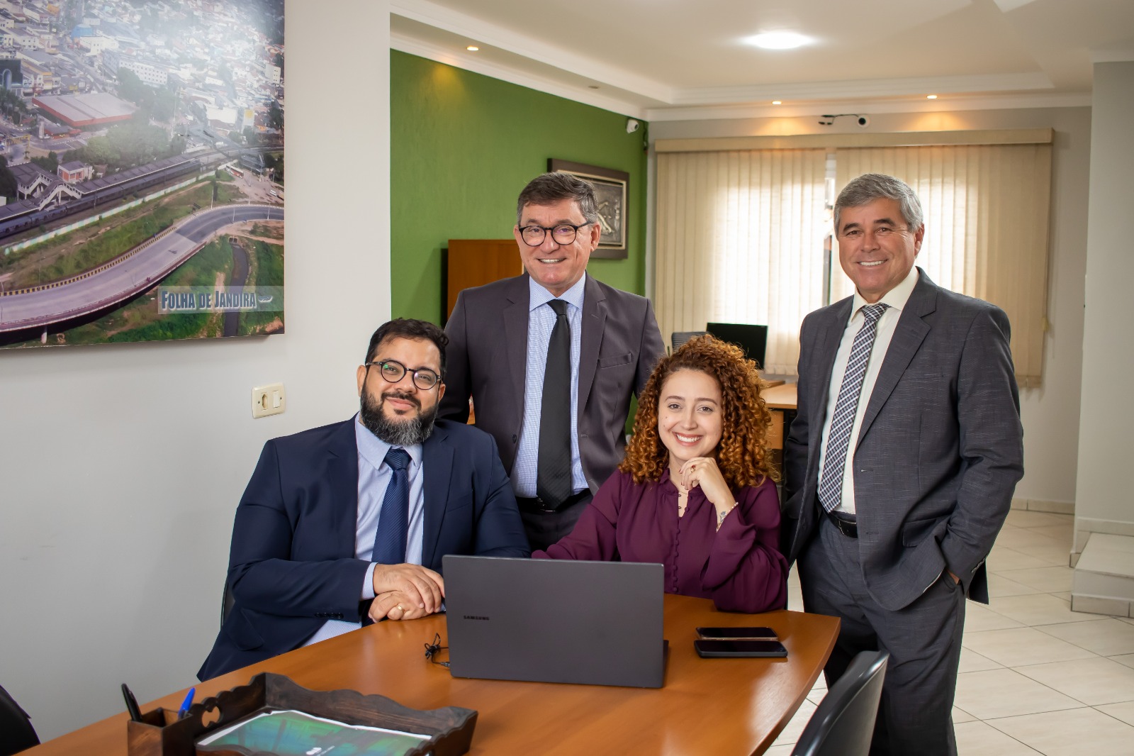 Advogados/Sócios Fundadores do escritório Scopim&Scopim Advocacia e Consultoria Jurídica reunidos